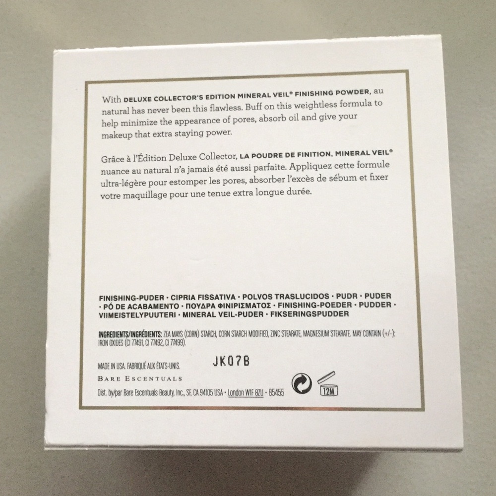 NIB bareMinerals DELUXE VEIL Finishing Powder 24g - Picture 3 of 4